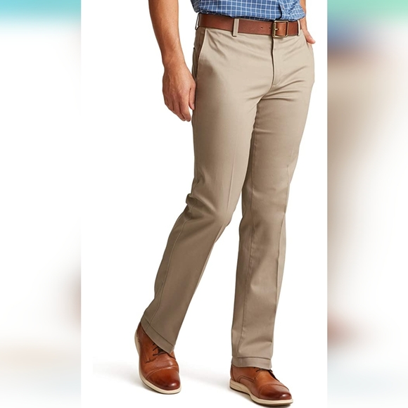 DOCKERS | Men's Straight Fit Signature Khaki Pants Lux Cotton Stretch - Picture 9 of 9